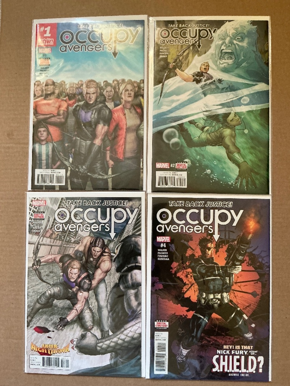 Marvel Comics Occupy Avengers #1–4